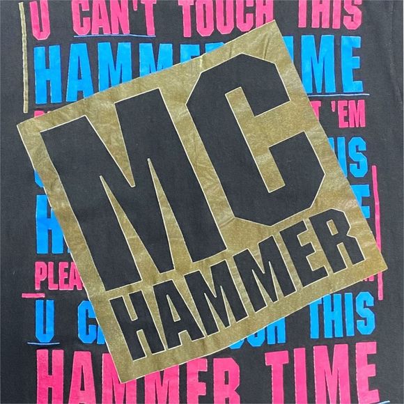Vintage Hanes 90’s MC Hammer Crew Neck Tee - Size Large - Picture 4 of 7